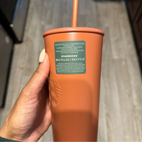 Starbucks Terracotta Brown Recycled Stainless Steel Tumbler - Picture 5 of 5